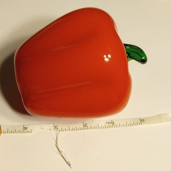 Large Glass Red Pepper - Picture 6 of 9